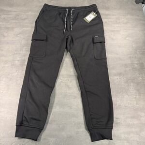 Matix Jogger Sweatpant Pants Mens Large Black Cargo Pocket NEW Tech Gorpcore